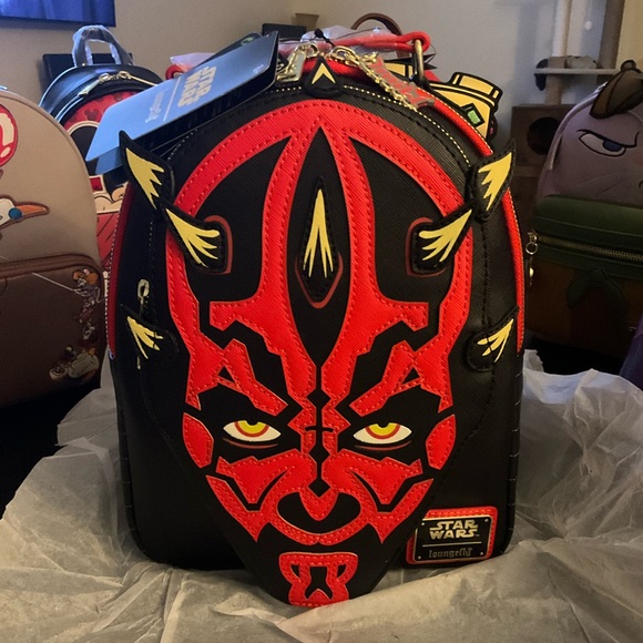 Disney Loungefly Star Wars Darth Maul Sith Backpack - Picture 1 of 10